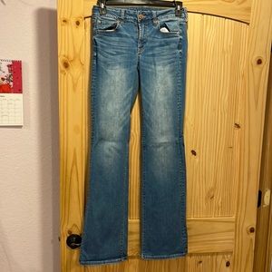 worn jeans in perfect condition